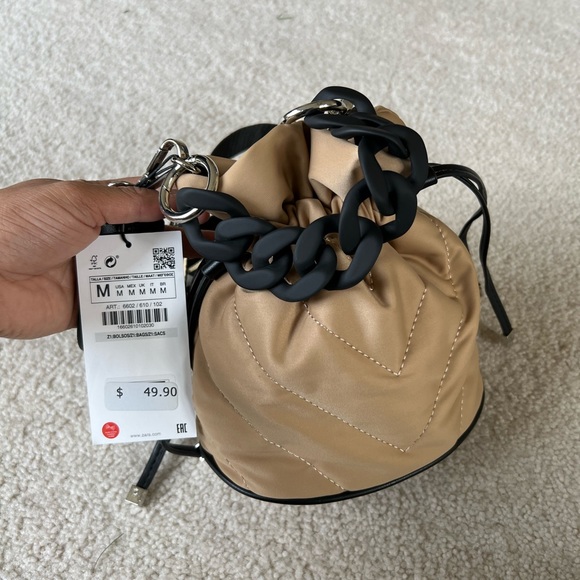 Zara Bags Zara Nylon Bucket Bag Poshmark